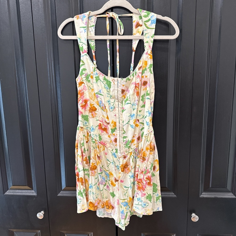 Target Floral Jumpsuit with Multicolor Design